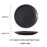 Japanese Household Simple Ceramic Shallow Plate - Image 7