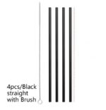 Colourful Reusable Stainless Steel Straws - Image 7