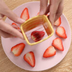 Cup Slicers Fruit Slicers Egg Slicers Stainless Steel Strawberry Slicers Banana Cutter Fruit And Vegetables Cutter Kitchen Gadget - Image 7