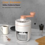 Hand-cranked Ice Shaving Machine Small Household Ice Crusher Hand-cranked Smoothie Machine Hail Ice Machine Kitchen Gadgets - Image 8