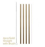 Colourful Reusable Stainless Steel Straws - Image 9
