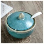 Hand-painted Ceramic With Lid Kitchen Seasoning Bottle Suit - Image 5