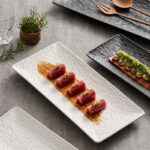 Ceramic Rectangular High-grade Light Luxury Sushi Plate - Image 6