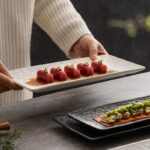 Ceramic Rectangular High-grade Light Luxury Sushi Plate - Image 4
