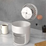 Hand-cranked Ice Shaving Machine Small Household Ice Crusher Hand-cranked Smoothie Machine Hail Ice Machine Kitchen Gadgets - Image 5
