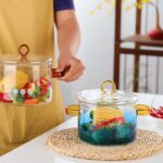 Borosilicate Glass Pot Household Heating Binaural - Image 3