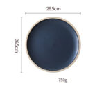 Pure Color Matte Ceramic Plate - Image 9
