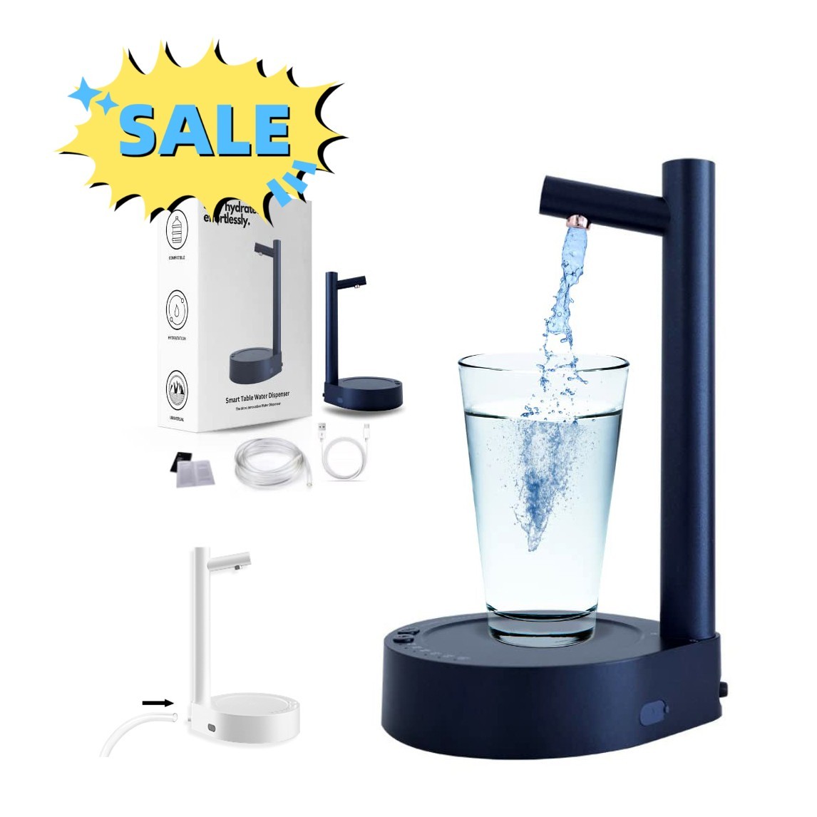 f036ac17-42b4-4060-b84e-d5b2ec3ff4ac.jpg Desk Dispenser Electric Water Gallon Automatic Water Bottle Dispenser Rechargeable Water Dispenser - Image 1